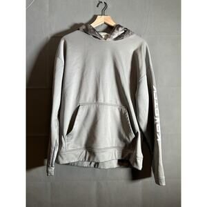 Kryptek Hoodie Mens Large Gray Camo Hood Pullover Tactical Patch Sleeve Logo